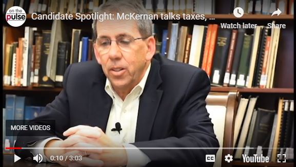 Candidate Spotlight: McKernan talks taxes, levee, reassessment