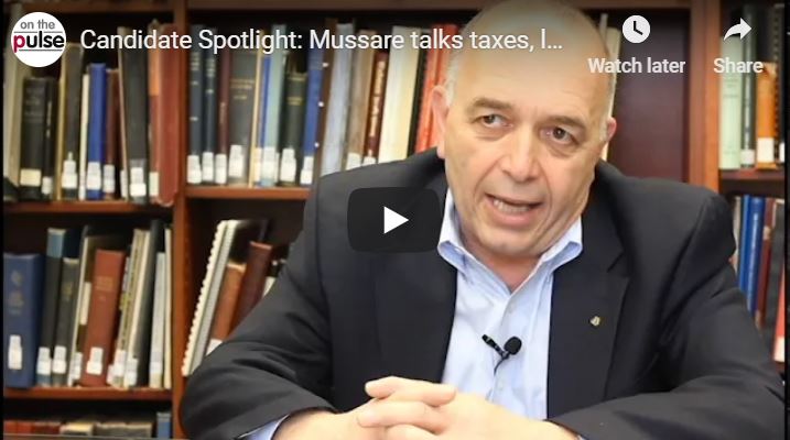 Candidate Spotlight: Mussare talks taxes, levee, White Deer